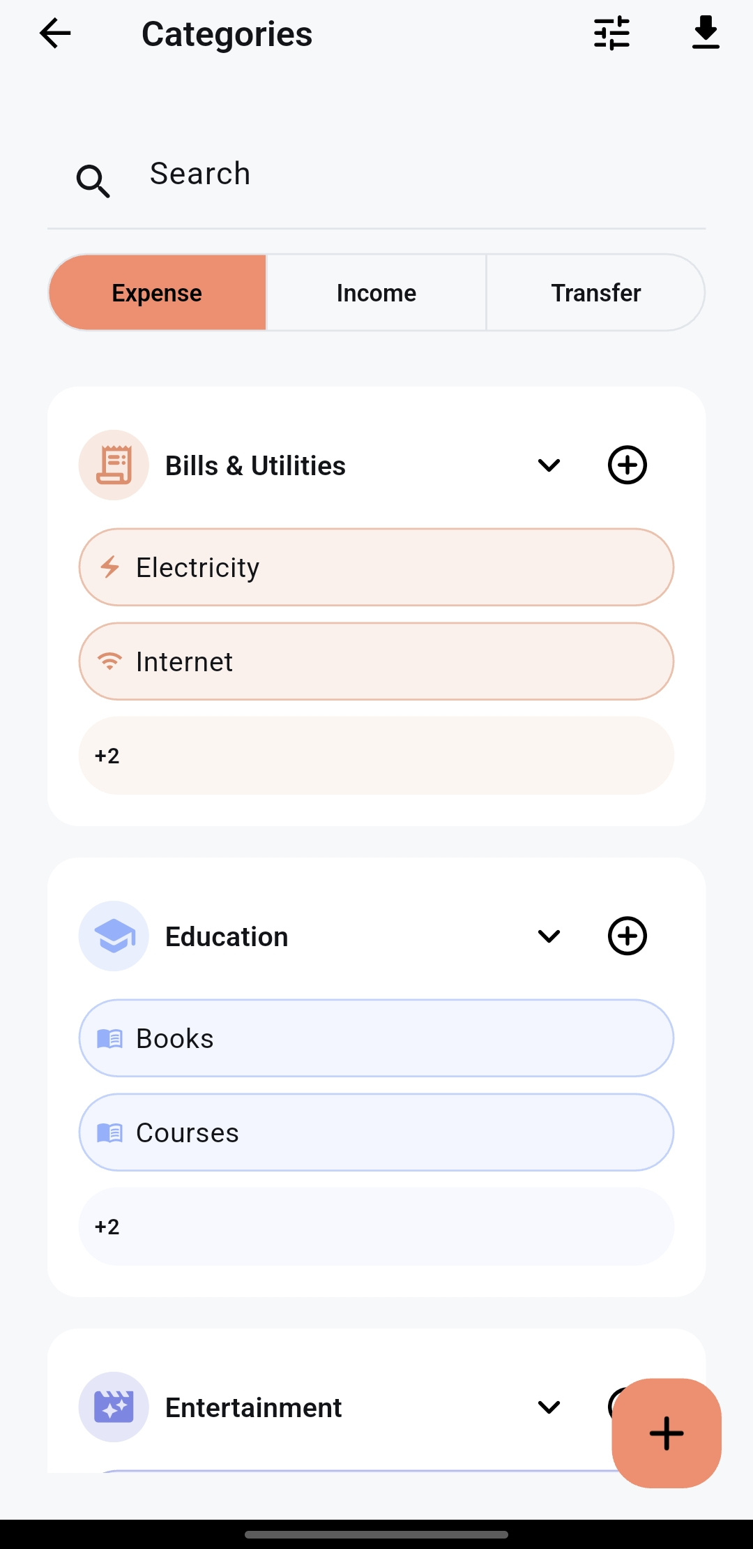 SilkWallet Categories