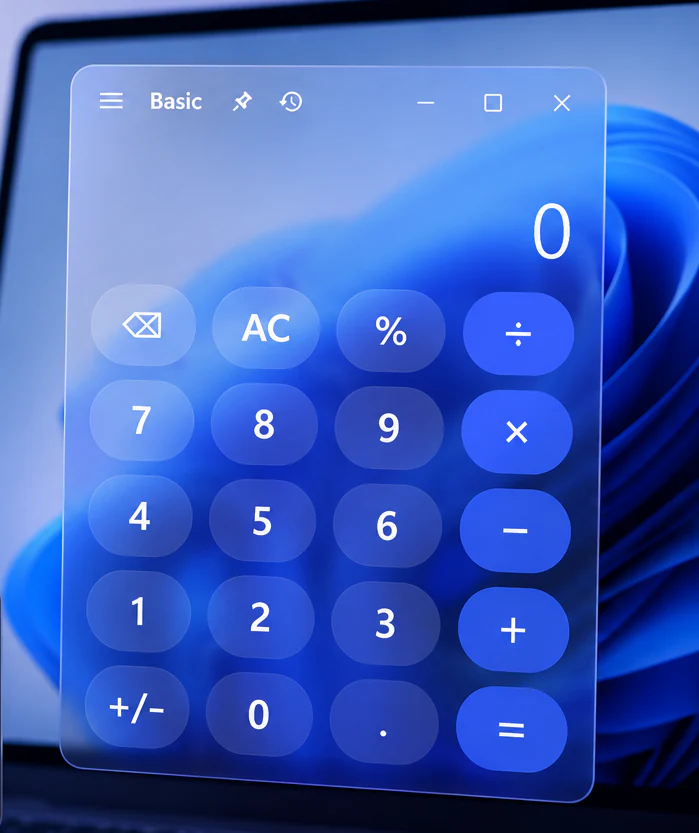 Silky Calculator App Interface