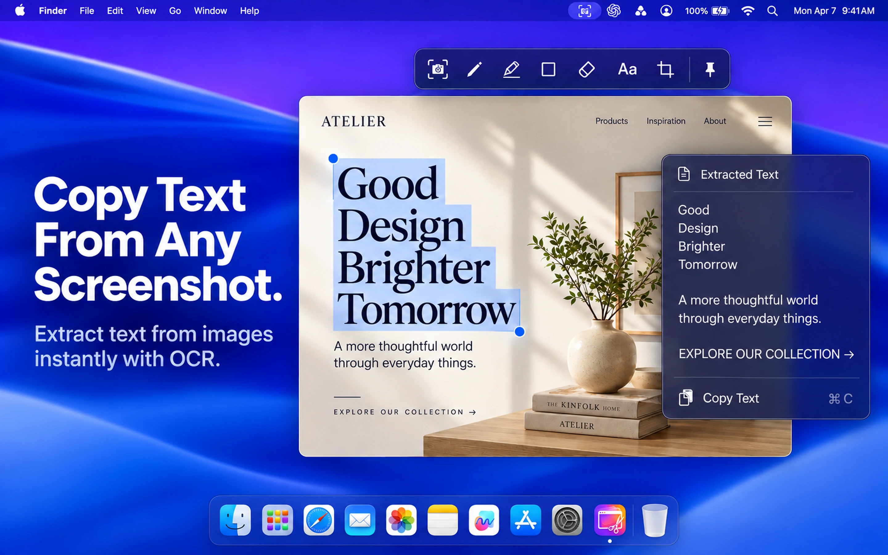 Copy Text From Any Screenshot