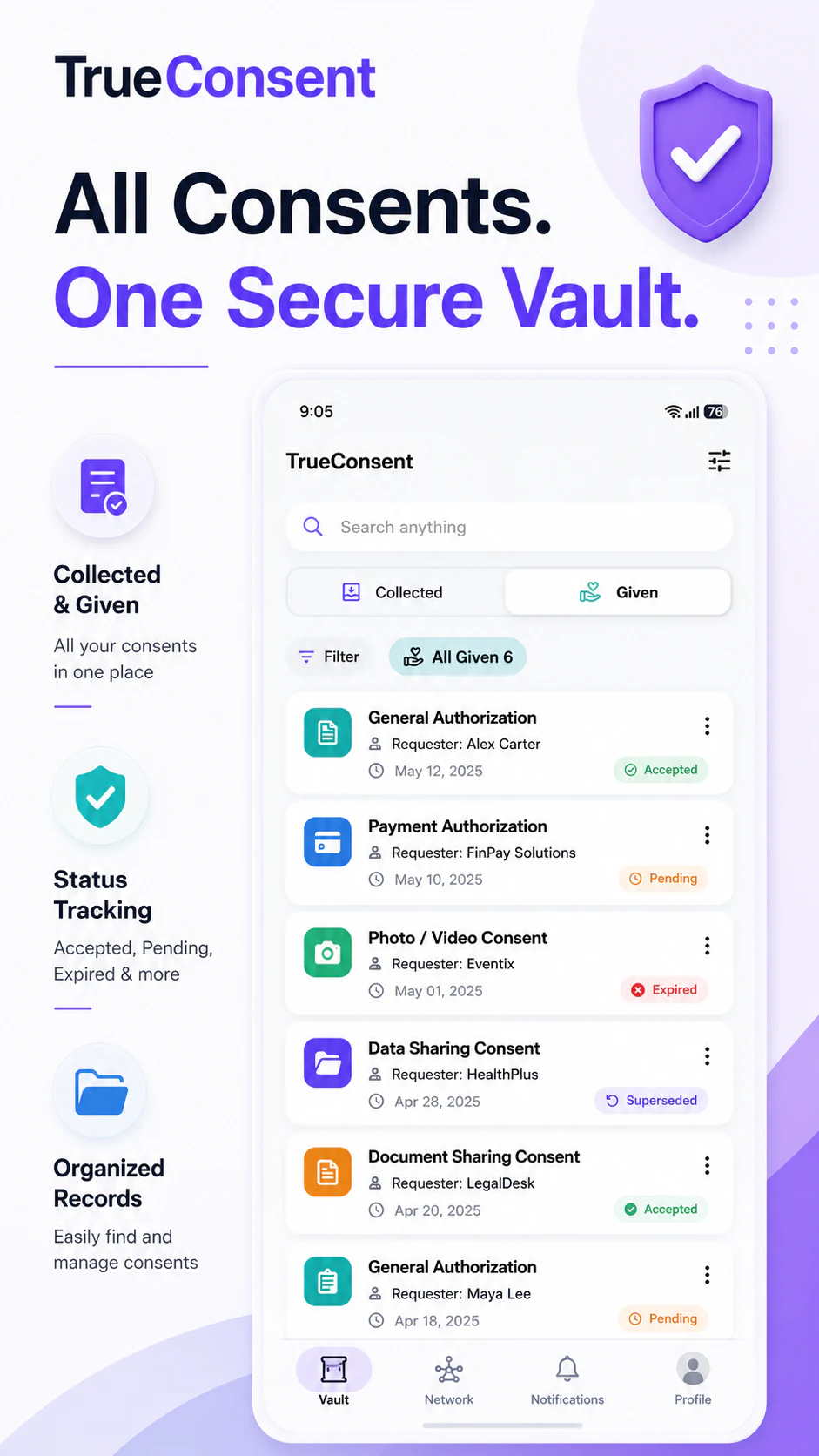 Consent Vault